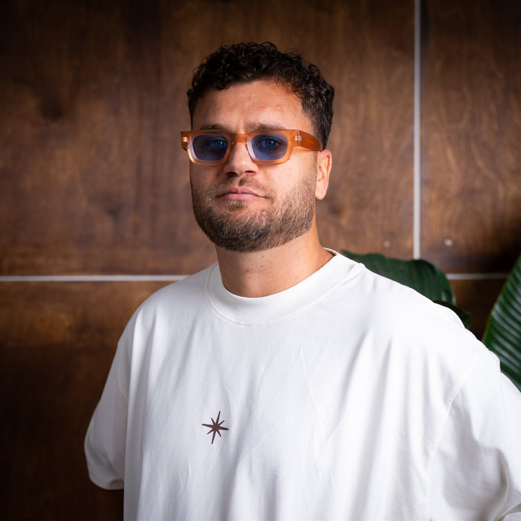 Bandido Essential T-Shirt — Cream & brown (2)