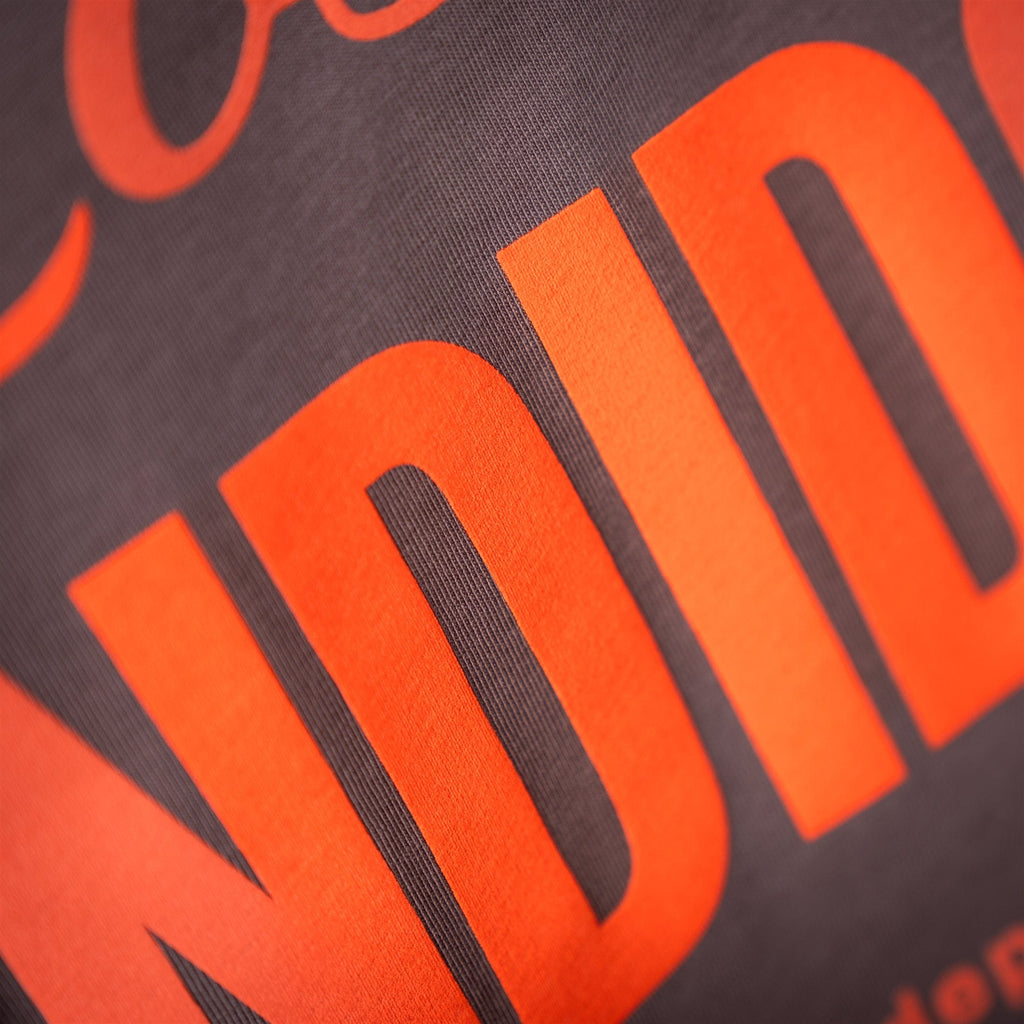 Bandido Essential T-Shirt — Taupe brown & orange (6)