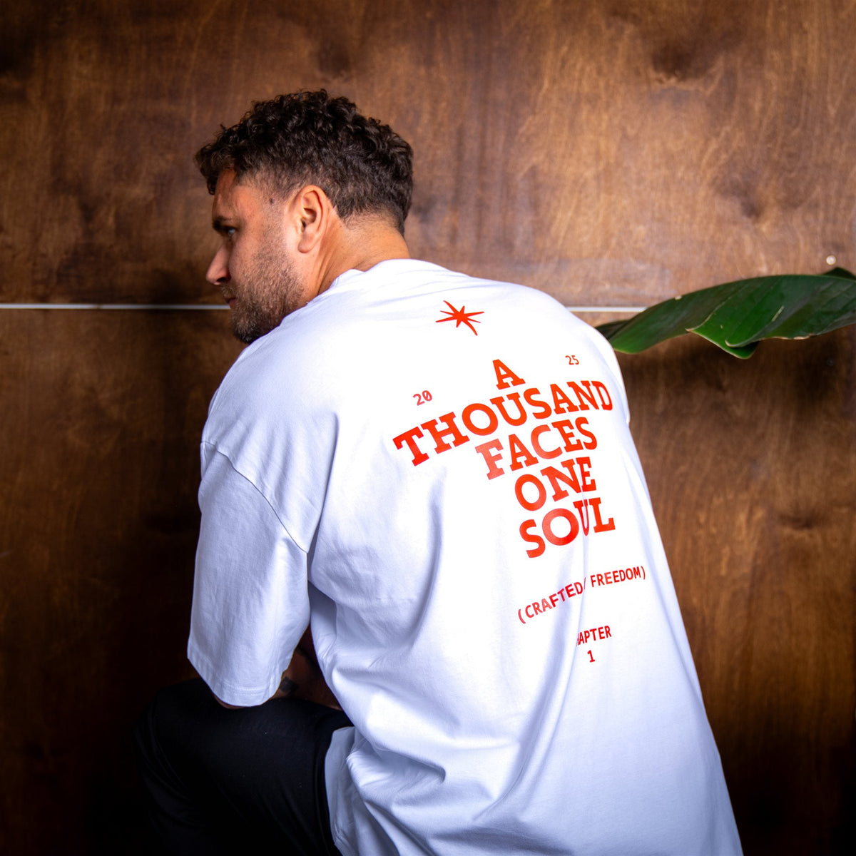 Bandido Essential T-Shirt — White & orange (7)