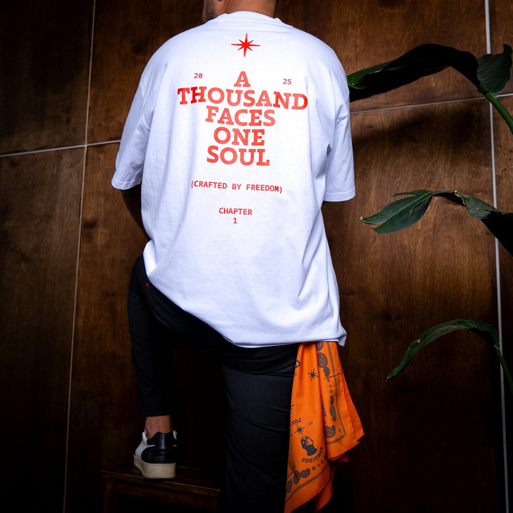 Bandido Essential T-Shirt — White & orange (10)