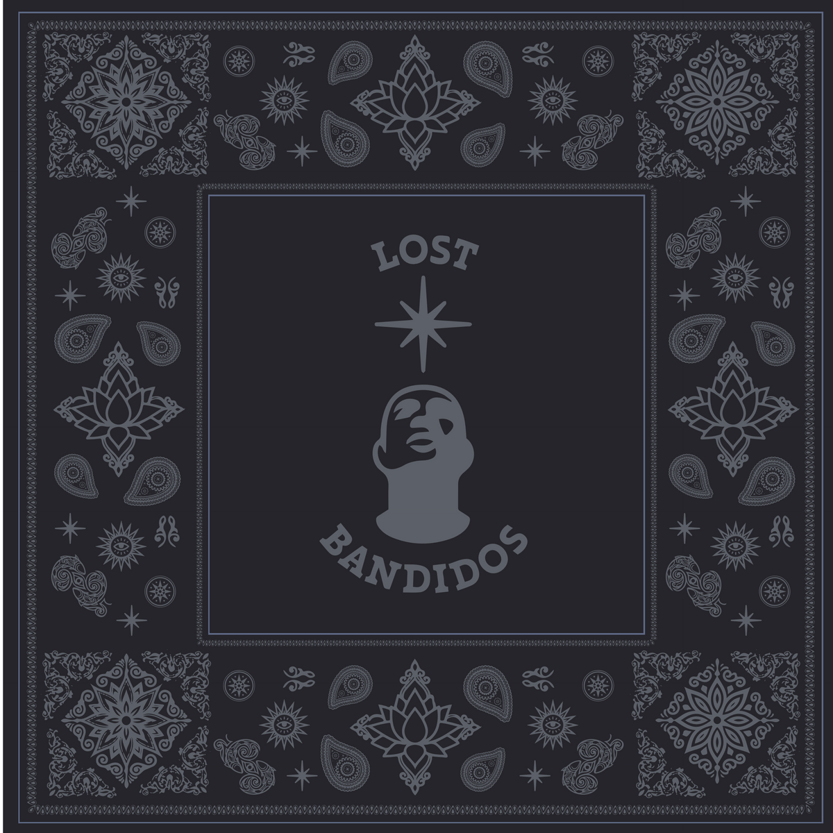 Signature Bandana — Charcoal