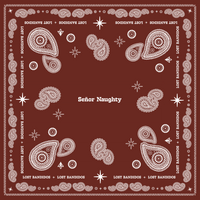 Señor Naughty Bandana — Burgundy