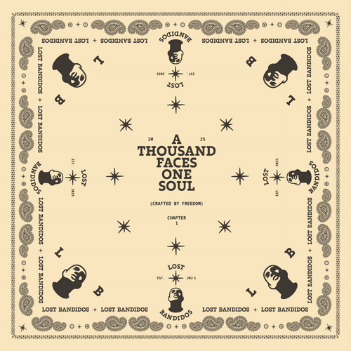 A Thousand Faces Bandana — Cream